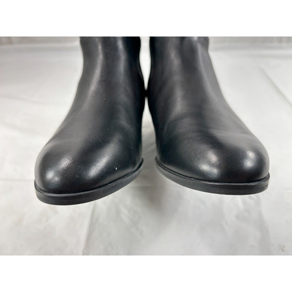 Michael Kors Bromley Over The Knee Flat Riding Black Boot Size 6 leather - Picture 7 of 13